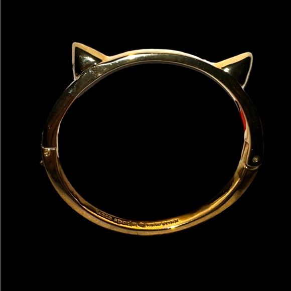 Kate Spade Cat Design Gold Hinge Bracelet 🐱 ♥️ - Picture 4 of 7
